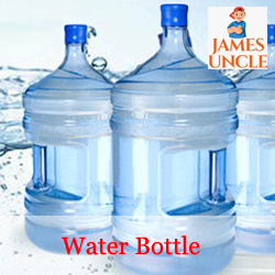 Drinking Water bottle seller Pintu Mondal in Agarpara